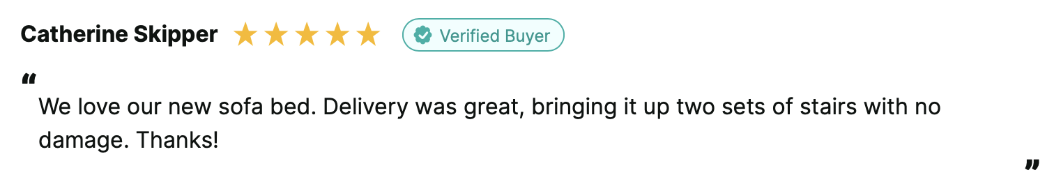 Customer review